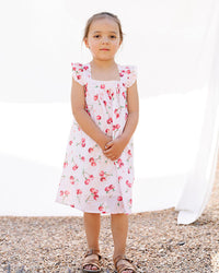 Cherry Stripe Cruise Dress