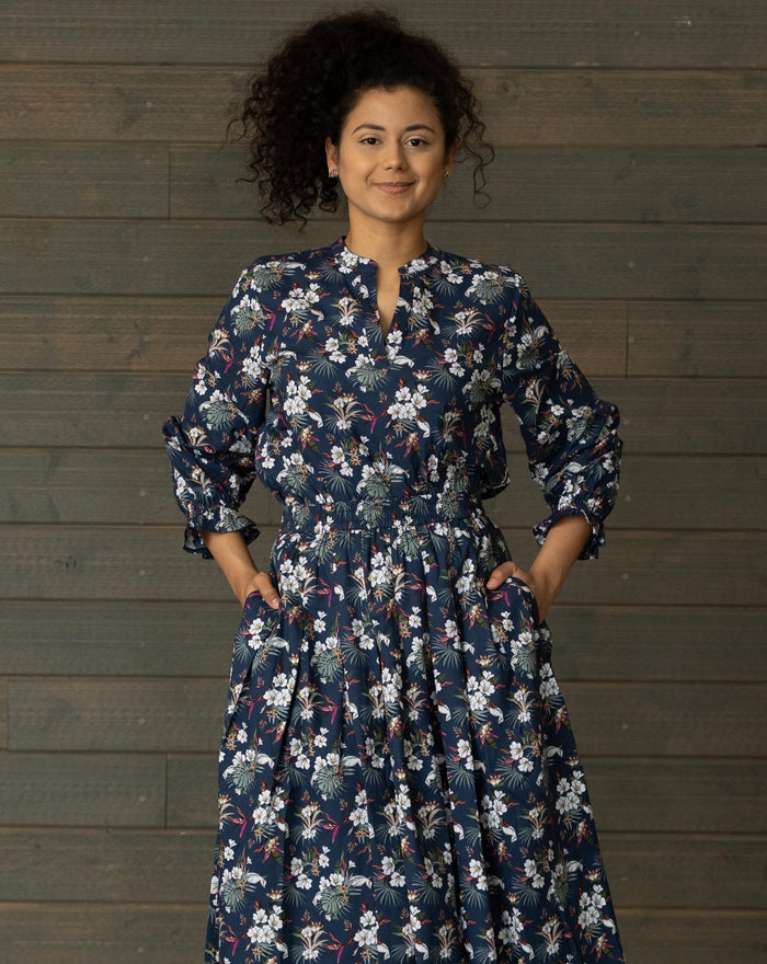 White Floral Blouse