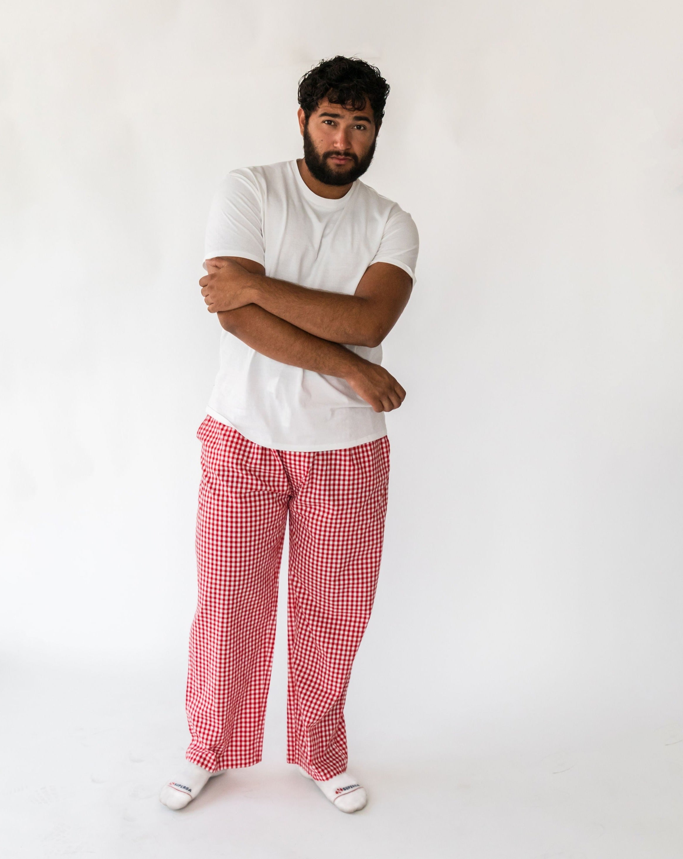 Red 2025 gingham pyjamas